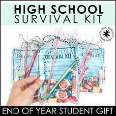 the end of year student gift for high school survival kit