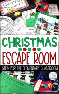 Christmas Escape Room, Wellness Fair, Homeroom Mom, Holiday Stem, Steam Ideas, Stem Classes, Keep Kids Busy, Christmas Stem, Engineering Activities