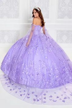 Purple Quinceanera Dresses Butterfly, Light Purple Quince Dresses, Butterfly Quince Dress, Quinceanera Dresses Lavender, Quince Dresses Purple, High Low Evening Dresses