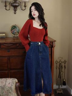 Inverted Triangle Winter Outfits, Modest Korean Fashion, Inverted Triangle Body Shape Fashion, Inverted Triangle Body Shape Outfits, Triangle Body Shape Outfits, Inverted Triangle Outfits, Everyday Fashion Outfits, Quick Outfits, Fashionista Clothes