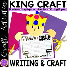 the writing and craft activity for kids to learn how to write