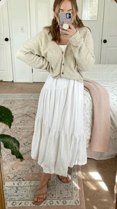 Fall Sunday Outfits, Fall Feminine Outfits, Church Outfit Women, Modest Beach Outfit, Christian Modest Outfits, Coastal Cowgirl Outfit, Sunday Church Outfits, Church Outfit Fall, Modest Church Outfits