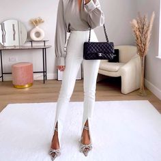 Reposhing This Item I Purchased From @Timelessfashop. Loved It, But Ready To Rotate For Something New. Questions? Leave A Comment Below! Dinner Drinks, Zara Jumpsuit, Zara New, Zara Blouse, Zara Pants, Outfit Goals, White Pants, White Jeans, Pant Jumpsuit