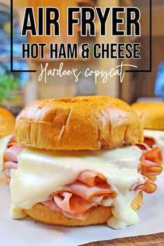 Air Fryer Hardee’s Big Hot Ham N' Cheese, Hardee’s Big Hot Ham N' Cheese, Hot Ham and Cheese Sandwiches, hot ham and cheese sandwiches baked, oven baked hot ham and cheese sandwiches, hot ham and cheese sandwiches in foil, hot ham and cheese sandwiches baked in foil, hot ham and cheese sandwiches sourdough Copycat Hardees Hot Ham And Cheese Recipe, Ham And Cheese Hot Sandwiches, Hot Ham And Cheese Subs, Ham Bagel Sandwich, Copycat Hardees Hot Ham And Cheese, Easy Hot Ham And Cheese Sandwiches, Sandwiches Sourdough, Ham Sandwich Ideas, Hot Ham And Cheese Sandwiches Baked