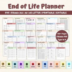 End of Life Planner, Last Wishes Planner, Estate Planning, Will, Final Preparations, What If Binder, Emergency Planner, End Of Life Planning, End of life planner printable,what if binder digital,Just in case of emergency planner bundle,ultimate life planner,funeral planner pdf a4,Family Medical binder,Personal information,Insurance planner,When i die book hp,Emergency informtion,End of life preparation,Funeral service template,Vehicle maintenance log,Final wishes templates, End of life organizer How To Be Organized In Life, Life Organization Binder, Final Wishes, Credit Card Tracker, Family Emergency Binder, Life Organizer, Estate Planning Checklist, Medical Binder, Emergency Binder