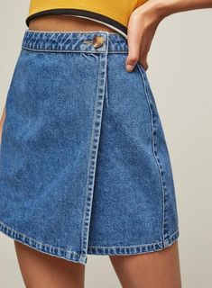 Denim Diy Clothes, Cheap Summer Dresses, Jean Skirts, Bohemian Style Clothing, Bohemian Style Dresses, Skirt Denim, Denim Diy, Skirt Style