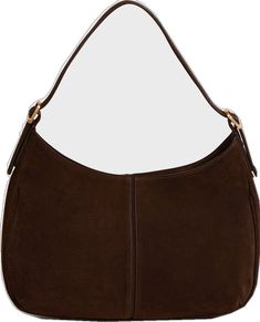 Suede Shoulder Bag With Gold-tone Hardware, Elegant Brown Hobo Bag With Suede Lining, Elegant Suede Hobo Bag, Formal Rectangular Suede Shoulder Bag, Luxury Suede Hobo Bag For Shopping, Elegant Suede Hobo Bag With Suede Lining, Chic Formal Suede Shoulder Bag, Elegant Suede Satchel Hobo Bag, Chic Suede Shoulder Bag For Formal Occasions