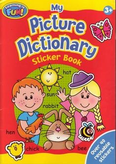 the children's picture dictionary sticker book