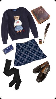 outfit inspo, school outfit inspo, school fashion, harry potter aesthetic Ravenclaw Fall Outfit, Ravenclaw Outfits Casual, Ravenclaw Outfit Ideas, Ravenclaw Aesthetic Outfit Uniform, Ravenclaw Inspired Outfits, Ravenclaw Inspired Outfits Casual, Ravenclaw Aesthetic Outfit, Hogwarts Aesthetic Outfits Ravenclaw, Ravenclaw Outfit Aesthetic