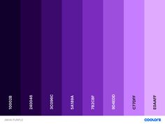 the color purple is shown in this image