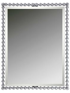 an ornate frame mirror on a white background