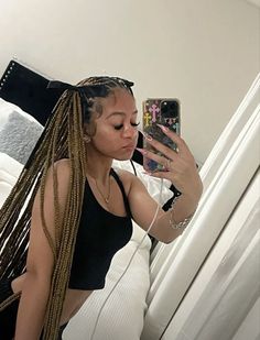 Braid Selfie, Natural Hair Journey Tips, School Poetry, Hair Journey Tips, Pretty Braids, Colored Braids, Box Braids Hairstyles For Black Women, Braided Hairstyles For Teens