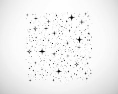 an abstract black and white background with stars