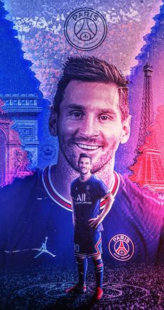 a man is standing in front of the eiffel tower with his tongue out