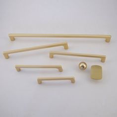 brass handles and knobs for cabinet doors