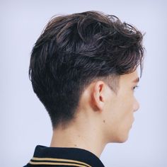 Low Taper Messy Middle Part, Middle Part Hairstyles Men Back, Low Taper Fade Haircut Middle Part, Back Of Hair Men, Middle Part Men Short, Asian Low Taper, Under Cut For Men, Low Taper Fade Middle Part, Male Undercut Hairstyles