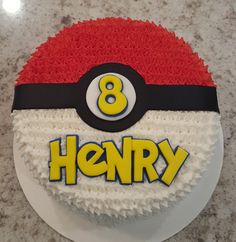 a birthday cake with the number 8 on it for someone's eight year old