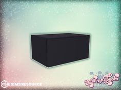 a black box sitting on top of a green and pink background with the words, the slims resources