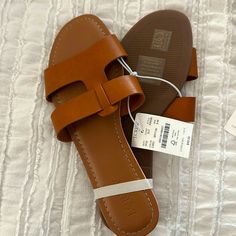 Perfect Sandal For Summer! Tan Colored, J.Crew Sandal Gold Flip Flops, Stacked Heel Sandal, Summer Tan, Fringe Sandals, Slip On Espadrilles, Braided Sandals, Tan Sandals, Tan Wedges, Metallic Shoes