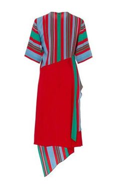 Chic Attitude, Aso Oke, Maxi Skirt Dress, Dress Shapes, Von Furstenberg, Diane Von, Asymmetric Hem, Stripes Design, Diane Von Furstenberg