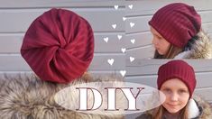 Diy Beanie, Slouch Beanie Hats, Chemo Beanies, Twisted Top, Hat Tutorial