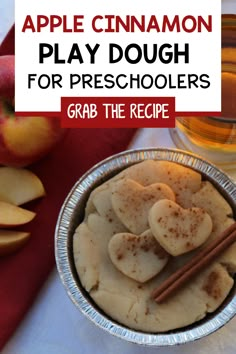 apple cinnamon play dough for preschoolers grab the recipe and use it as an appetizer