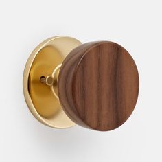 an image of a wooden door knob