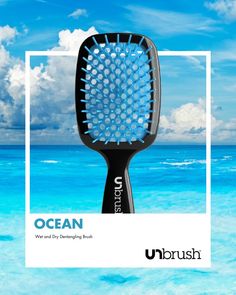 What It Is: UNbrush® - Ocean Light Blue gently yet thoroughly extracts knots and tangles from even the most unruly hair, painlessly and effortlessly. Featuring the perfect blend of 105 dual length bristles, combined with an ultralight high performance handle, UNbrush® helps reduce styling time and prevents hair from catching. Great for wet or dry hair. Why It’s Different: DuoFlex Anti-Static Bristles™ work like magic, for gentle tangle release and reduced breakage 58 long bristles carefully and Ocean Light, Blow Dryer, Blow Dry, Brushing, Ocean Blue