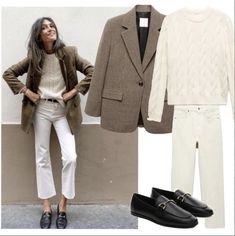 Capsule Wardrobe Women, Checkered Blazer, Best Winter Outfits, Look Formal, Blazer Outfit, Brown Blazer, Paris Outfits, Mode Casual, Winter Outfits For Work