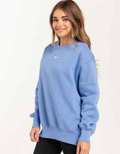 NIKE Sportswear Womens Oversized Crewneck Sweatshirt - DUSTY BLUE | Tillys