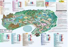 a map of the animal kingdom at disney world