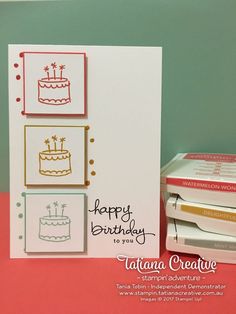 a birthday card with the words happy birthday to you