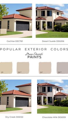 the exterior color scheme for this house