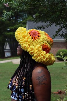 These are my Planetary-themed Ruffle hats. Handcrafted by me!  You can choose what hat you would like me to make for you! Fun Brimmed Hat One Size Fits Most, Handmade Beach Costume Hats And Headpieces, Handmade Yellow Sun Hat For Festival, Whimsical One Size Fits Most Sun Hat, Handmade Fun Wide Brim Mini Hats, Fun Brimmed Hat, One Size Fits Most, Yellow Mini Hats One Size Fits Most, Whimsical Brimmed Bonnet One Size Fits Most, Handmade Wide Brim Bonnet