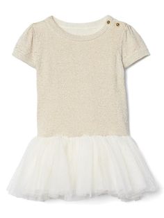 Gap Baby Shimmer Tutu Dress Ivory Frost Size 6-12 M Layered Tulle Skirt, Family Photo Outfits, Christmas 2017, Winter Pictures, Soft Sweater, Photo Outfit, Kids Portraits