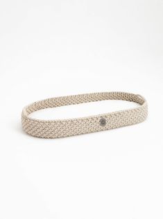 a white headband on a white background