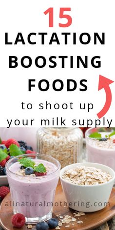 Lactation Boosting Foods, Foods To Increase Milk Supply, Lactation Recipes, Increase Milk Supply, Power Foods