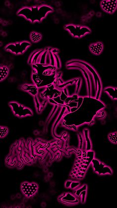 Draculaura Wallpaper Aesthetic, Monster High Wallpaper Draculaura, Draculaura Aesthetic Wallpaper, Monster High Aesthetic Wallpaper, Monster High Wallpaper Aesthetic, Draculaura Wallpaper, Dark Widgets, Pink Grunge Aesthetic