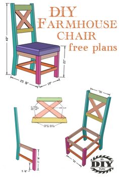 the diy farmhouse chair plans