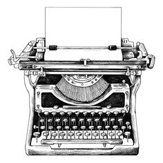 an old fashioned typewriter with paper on top