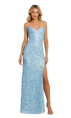 Floral sequin long fitted v-neck formal dress with open lace up back and spaghetti straps. Evening Gowns Online, Elegant Wedding Guest Dress, Sequin Bridesmaid, Sequin Bridesmaid Dresses, Long Formal Dress, Black Tie Dress, Designer Prom Dresses, Prom Designs, Prom Dress Inspiration