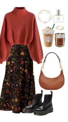 #Fallfashion#modestfashion#beigeaesthetic#denimmidiskirt#longjeanskirt #modestoutfit #neutralsaesthetic #ad #fallfit #midijeanskirt #midiskirt #winterfashion #winteroutfit #minimalistfashion Skirt Sweater, Look Grunge, Mode Hippie, Modesty Outfits, Cute Modest Outfits, Rock Outfit, Elegante Casual, Modest Fashion Outfits, Outfit Inspo Fall