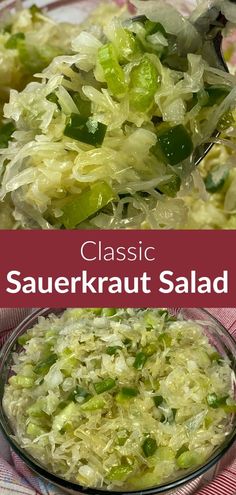 this sauerkraut salad is the perfect side dish for any meal