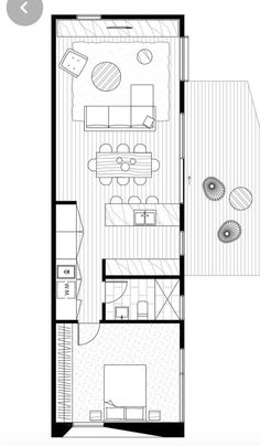 the floor plan for a small apartment