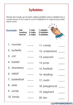 the worksheet for spelling and writing in english with pictures on it, including hand gestures