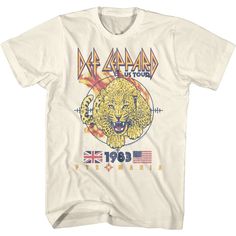 PRICES MAY VARY. YOU ROCK! Def leppard band apparel. Awesome 80's rock band clothes for stylin fans YEP, IT'S OFFICIAL! Our cool graphic t shirts are 100% authentic and officially licensed. These super comfy tees are designed and printed in the USA by American Classics, a leader in high-quality retro, vintage style apparel since 1994 HIGH QUALITY CLOTHES, COMFY & COOL 100% cotton soft short sleeve, crewneck, t shirt for men, women, unisex. Pairs well with button up shirt and jeans, leggings or s Def Leppard Pyromania, Retro Graphic Tees, Glam Metal, Concert Shirts, Def Leppard, Band Merch, Tour T Shirts, Quality T Shirts, Mens Graphic Tee