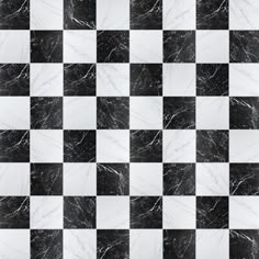 a black and white checkered marble tile wallpaper pattern that looks like it has been painted