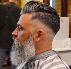 Beard Mid Skin Fade, Beard Haircut, Grey Beards, Low Fade, Beard Hairstyle, Beard Model, Great Beards, Awesome Beards, Stylish Haircuts