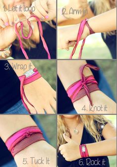 how to tie a bracelet with string and leather thread step - by - step instructions