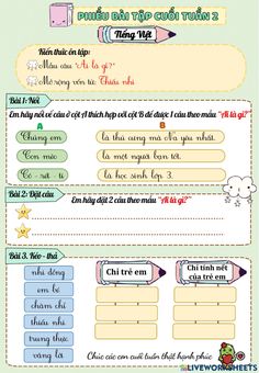 an activity sheet for children to learn how to read the words in english and spanish